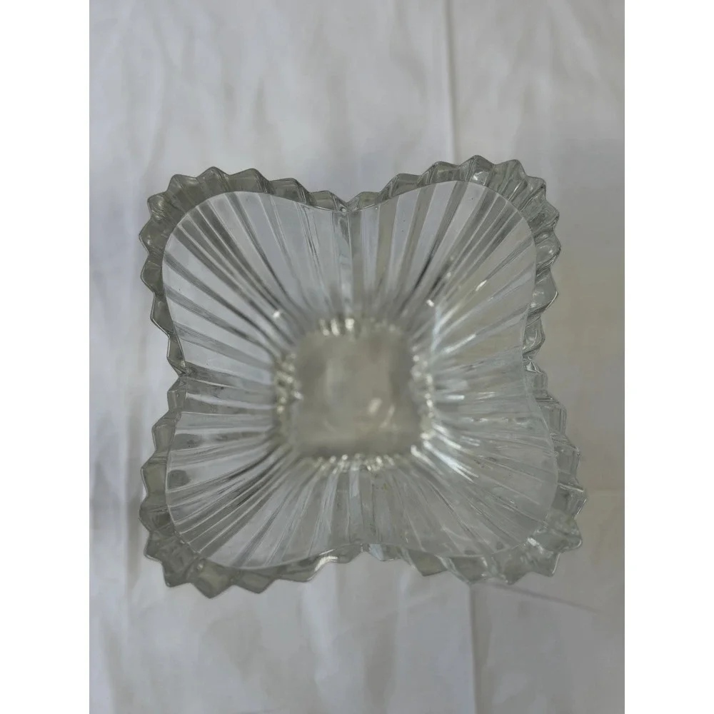 Vintage Discontinued Lydia by Mikasa Crystal Tulip Bowl 7 1/4‎ Inches